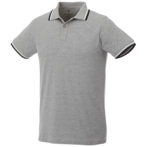 Fairfield short sleeve men's polo with tipping