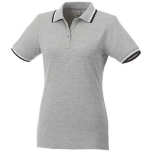 Fairfield short sleeve women's polo with tipping