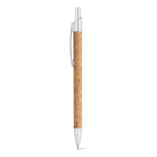 NATURA. Ball pen in cork and aluminium