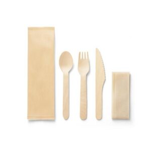 SUYA. Wooden cutlery set